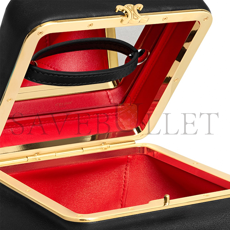 ce1i*e cube in S*pple calfskin 124232j75.38no (12.5*12.5*12.5cm)